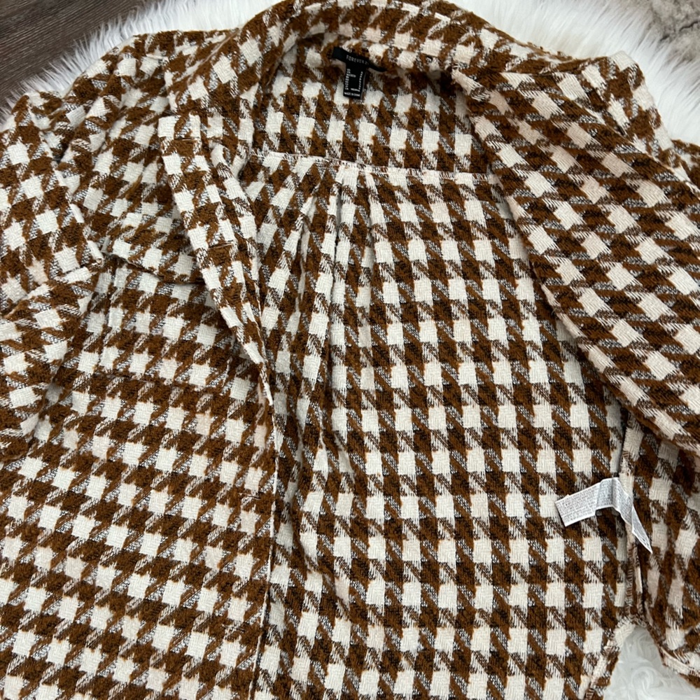 Houndstooth Shacket - image 4